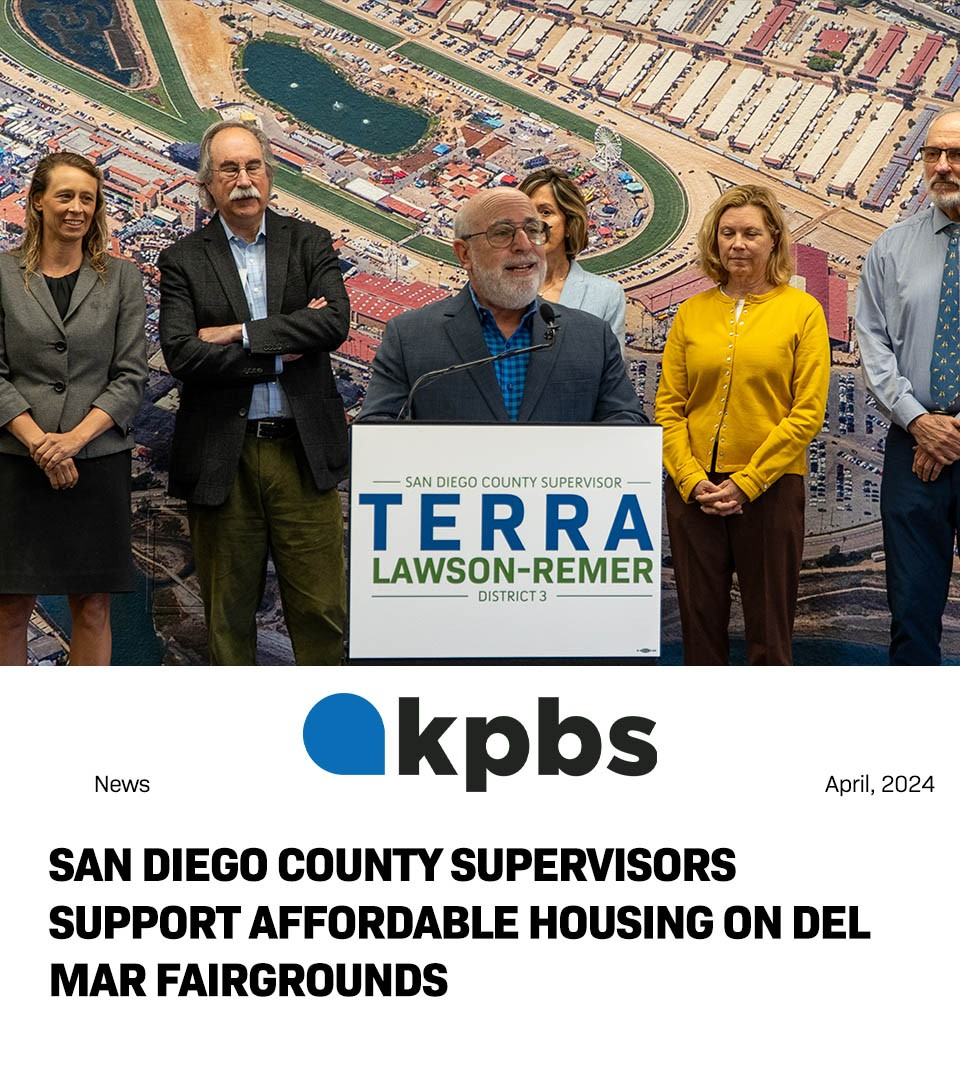 San Diego County Supervisors support affordable housing on Del Mar Fairgrounds